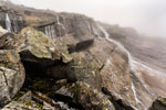 Zum Berg Stetind. Wasserfall