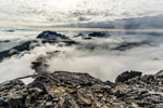 Am Berg Langletinden. Blick nach Westen