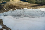 Am Berg Langletinden. Gletscher Blåisen