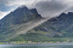 Insel Austvågøya. Blick zum Higravtindan