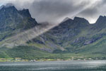 Insel Austvågøya. Blick zum Lilandsdalen