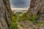 Insel Torget. Am Berg Torghatten. Blick nach Westen