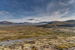 Tverrfjellet. Aussichtspunkt Snøhetta. Blick nach Norden