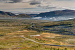 Tverrfjellet. Aussichtspunkt Snøhetta. Blick nach Norden