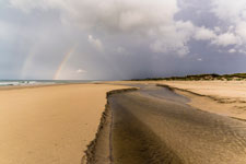Fluss Åbyen. Tannisbucht. Nordsee