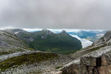 Am Svartvatnet. Blick ins Tal