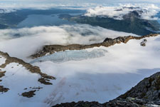 Am Berg Langletinden. Blick nach Nordosten