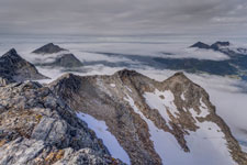 Am Berg Langletinden. Blick nach Norden