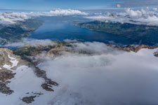 Am Berg Langletinden. Blick nach Nordosten