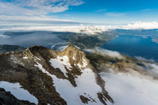 Am Berg Langletinden. Blick nach Norden