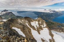 Am Berg Langletinden. Blick nach Norden