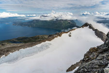 Am Berg Langletinden. Blick nach Osten
