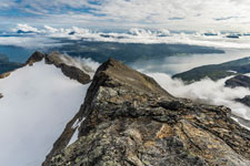 Am Berg Langletinden. Blick nach Südosten