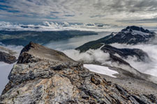 Am Berg Langletinden. Blick nach Süden