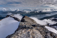 Am Berg Langletinden. Blick nach Südosten