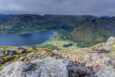 Insel Austvågøya. Zum Berg Higravtindan. Blick ins Tal