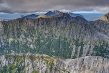 Insel Austvågøya. Höhe 713 m. Blick nach Norden