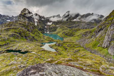Insel Austvågøya. An der Trollfjordhytta. Höhe 503 m