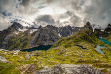 Insel Austvågøya. An der Trollfjordhytta. Höhe 503 m