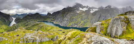 Insel Austvågøya. An der Trollfjordhytta. Höhe 503 m