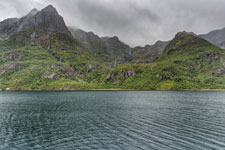 Insel Austvågøya. Am Higravfjord