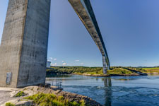 Saltstraumen. Am Baksundholmen