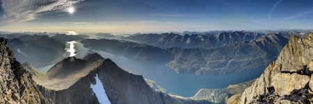 Am Helgelandsbukken. Blick nach Norden