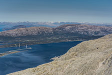 Sju søstre. Am Grytfoten. Blick nach Norden