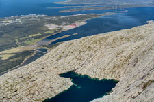 Sju søstre. Am Grytfoten. Blick zum Leirfjord