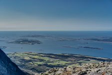 Sju søstre. Am Grytfoten. Blick nach Westen