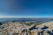 Sju søstre. Am Grytfoten. Blick nach Nordwesten