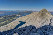 Sju søstre. Am Grytfoten. Blick nach Norden