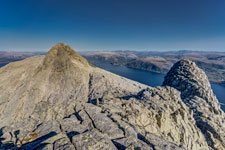 Sju søstre. Am Berg Grytfoten. Blick nach Osten