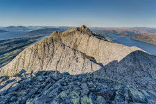 Sju søstre. Am Berg Skjerdingen. Blick nach Nordosten