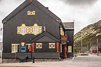 Dovrefjell. Bahnhof Hjerkinn