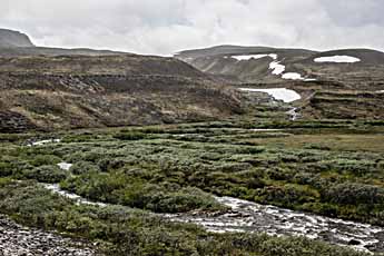 Dovrefjell. Fluss Kaldvella