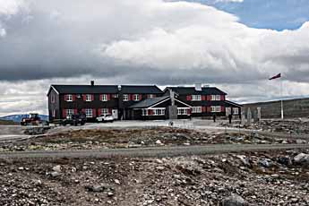 Dovrefjell. Touristenhütte Snoøheim