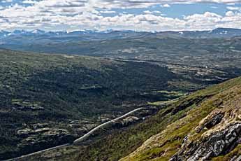 Dovrefjell. Ausblick vom Berg Nystugguhøa