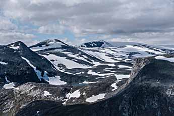 Dovrefjell. Ein Plateau des Berges Nystugguhøa