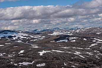 Dovrefjell. Ausblick vom Berg Vesl-Nystugguhøa