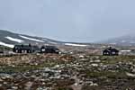 Dovrefjell. Touristenhütte Reinheim.