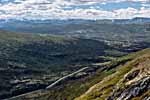 Dovrefjell. Ausblick vom Berg Nystugguhøa