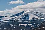 Dovrefjell. Berg Snøhetta