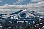 Dovrefjell. Berg Snøhetta