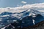 Dovrefjell. Berg Snøhetta