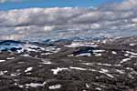 Dovrefjell. Ausblick vom Berg Vesl-Nystugguhøa