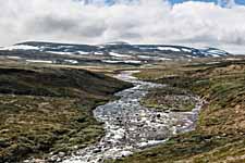 Dovrefjell. Fluss Stropla