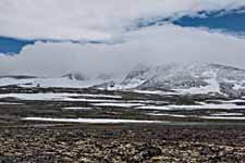 Dovrefjell. Berg Snøhetta.