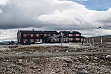 Dovrefjell. Touristenhütte Snoøheim