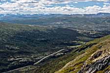 Dovrefjell. Ausblick vom Berg Nystugguhøa